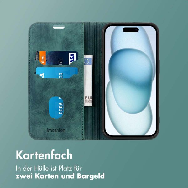 imoshion Slim Klapphülle Apple iPhone 15 - Grün