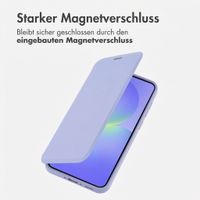 imoshion Transparente Bookcase mit MagSafe Samsung Galaxy A37 (5G) - Lila