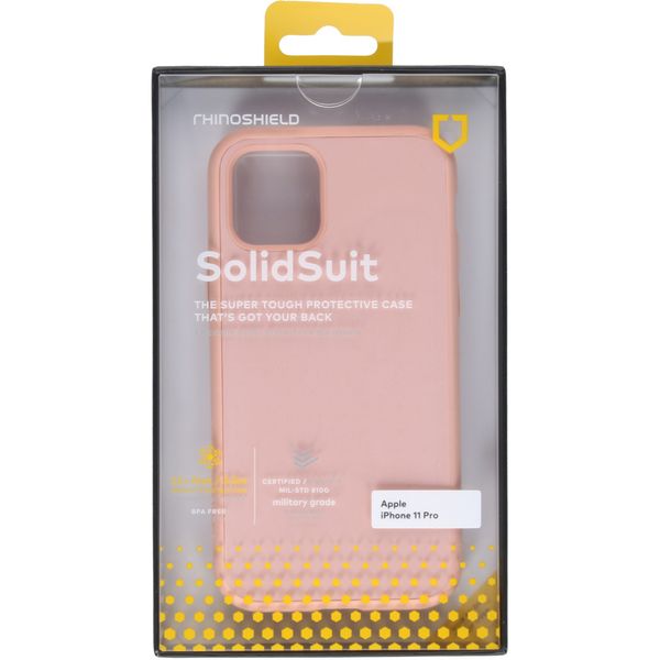 RhinoShield SolidSuit Backcover für das iPhone 11 Pro - Blush Pink