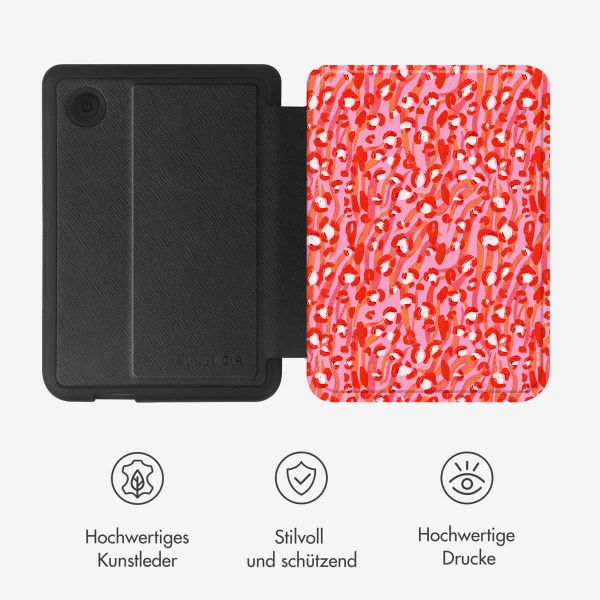 Selencia Vivid Klapphülle Kobo Clara Colour / Clara BW - Wild Spots Lipstick