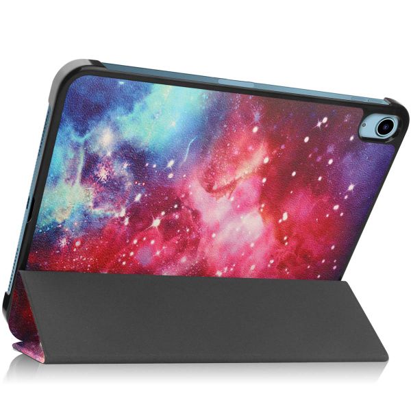 imoshion Design Trifold Klapphülle für das iPad 10 (2022) 10.9 Zoll - Space