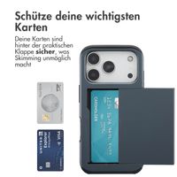 imoshion Backcover mit Kartenfach Apple iPhone 17 Pro - Dunkelblau