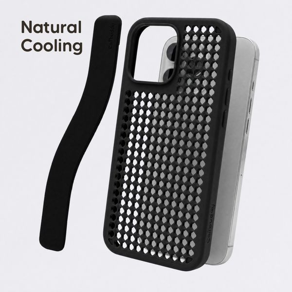 Callbuddy Hülle mit Strap Apple iPhone 16 Pro Max - Epic Black