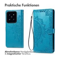 imoshion Mandala Klapphülle Xiaomi 14 - Türkis