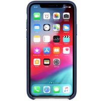 Apple Silikoncase Dunkelblau für das iPhone Xs Max