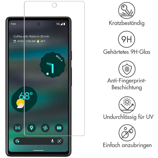 Selencia Displayschutz aus gehärtetem Glas für das Google Pixel 6a