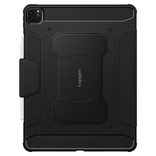 Spigen Rugged Armor Pro Klapphülle iPad Pro 12.9 (2022) / Pro 12.9 (2021) - Schwarz