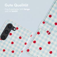 imoshion Design Klapphülle Samsung Galaxy S23 - Cherry Check