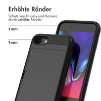 imoshion ﻿Backcover mit Kartenfach für das iPhone SE (2022 / 2020) / 8 / 7 - Schwarz