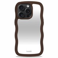 Holdit Wavy Case für das Apple iPhone 15 Pro Max - Chocolate / Mirror