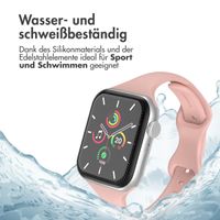 imoshion Slim Silikonarmband für die Apple Watch Series 1-9 / SE (38/40/41 mm) | Series 10 (42 mm) - Rosa