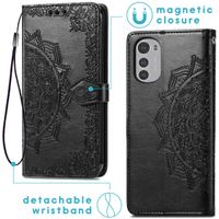 imoshion Mandala Klapphülle Motorola Moto E32 / E32s - Schwarz