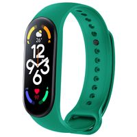 imoshion Silikonarmband für das Xiaomi Mi Band 7 - Dunkelgrün