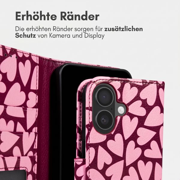 imoshion Design Klapphülle Apple iPhone 16 - Hearty Blush