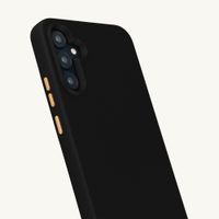 Selencia Rivièra Backcover mit MagSafe mit abnehmbaren Haken Samsung Galaxy A34 (5G) - Velvet Black