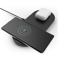 Belkin Dual Wireless Fast Charging Pad - 10W - Schwarz