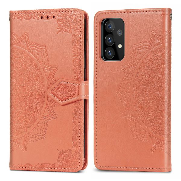 imoshion Mandala Klapphülle Samsung Galaxy A72 - Peach