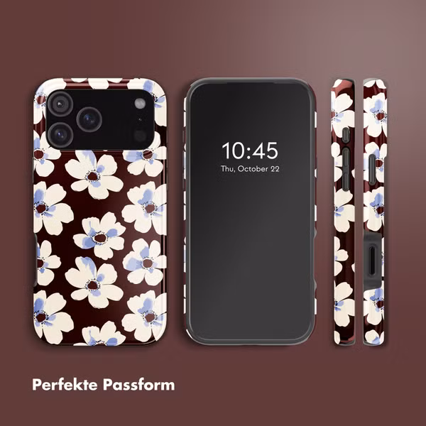 Selencia Vivid Rückabdeckung mit MagSafe Apple iPhone 17 Pro Max - Choco Flower Pop