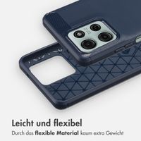 imoshion Brushed Back Cover Motorola Moto G75 5G - Dunkelblau