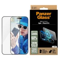 PanzerGlass Gaming Screen Protector Ultra Wide Fit mit Applikator für das iPhone 16 Pro