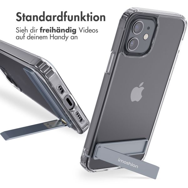 imoshion Back Cover mit Ständer Apple iPhone 12 (Pro) - Transparent