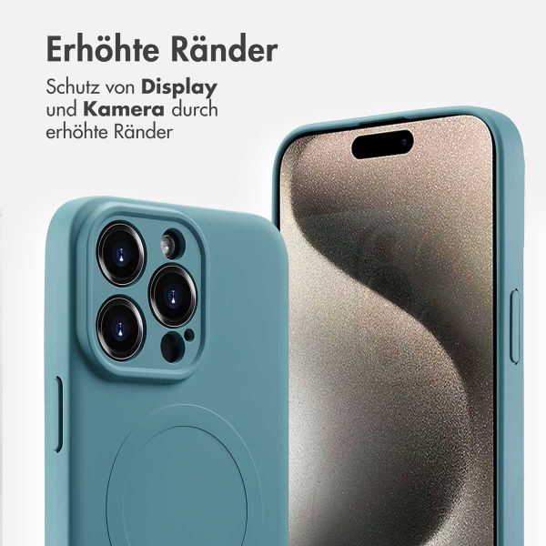 imoshion Color Back Cover mit MagSafe für das iPhone 15 Pro Max - Smoke Green