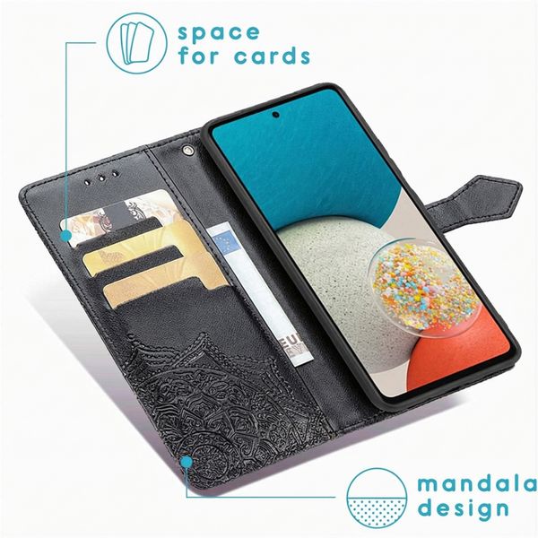 imoshion Mandala Klapphülle Samsung Galaxy A53 - Schwarz