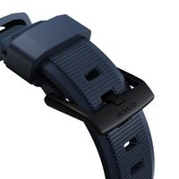 Nomad Robustes Armband FKM für die Apple Watch Series 1 bis 10 / SE / Ultra (2) (44/45/46/49 mm) - Schwarz/Blau