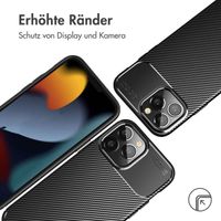 imoshion Carbon-Hülle für das Apple iPhone 14 Pro - Schwarz