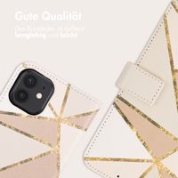 imoshion Design Klapphülle Apple iPhone 11 - Beige Graphic
