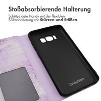 imoshion ﻿Design Klapphülle für das Samsung Galaxy S8 - Purple Marble