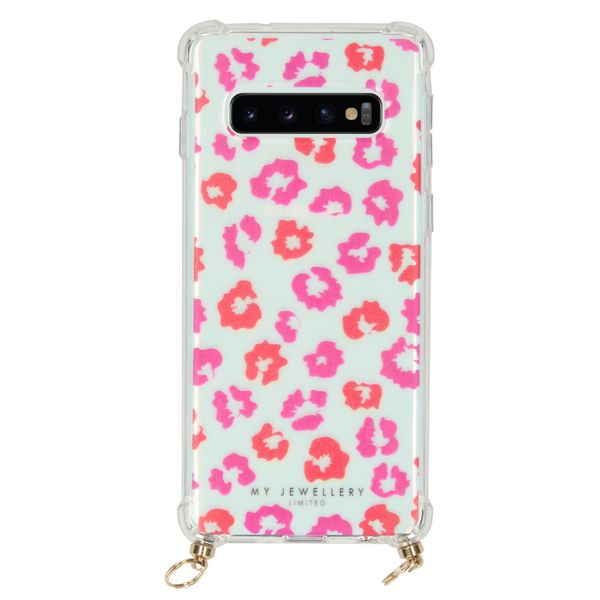 My Jewellery Design Soft Case Kordelhülle Samsung Galaxy S10 - Leopard