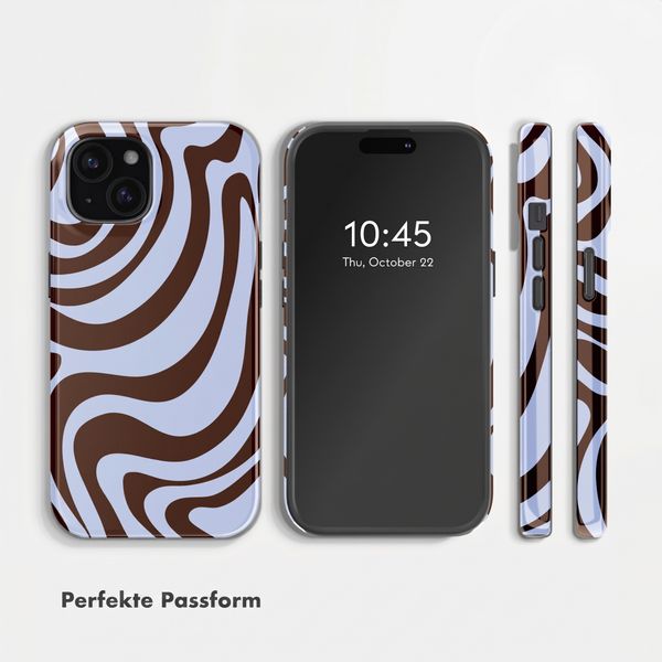 Selencia Vivid Rückabdeckung mit MagSafe Apple iPhone 15 - Dream Swirl Chocolate