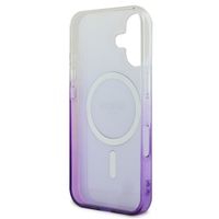 Guess MagSafe IML Glitter Gradient Case für das iPhone 16 - Purple