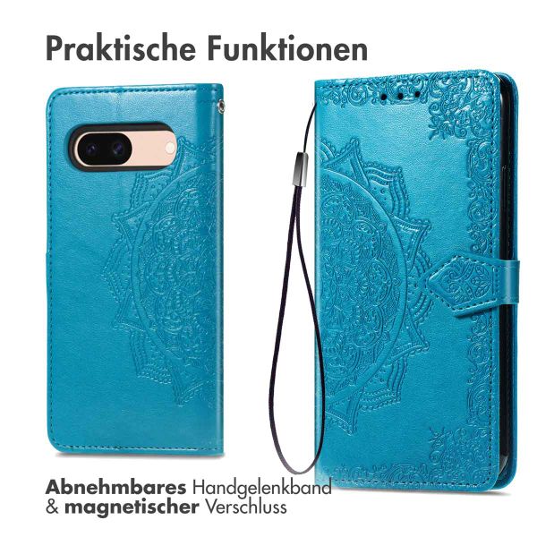 imoshion Mandala Klapphülle Google Pixel 8a - Türkis