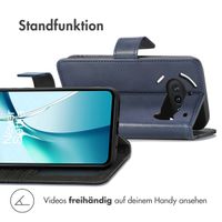 imoshion Luxuriöse Klapphülle Nothing Phone (3a) - Dunkelblau
