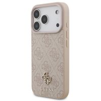 Guess 4G Metal Logo Back Cover MagSafe Apple iPhone 17 Pro - Rosa