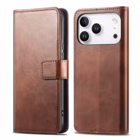 imoshion Luxuriöse Klapphülle Apple iPhone 18 Pro / 17 Pro - Dunkelbraun