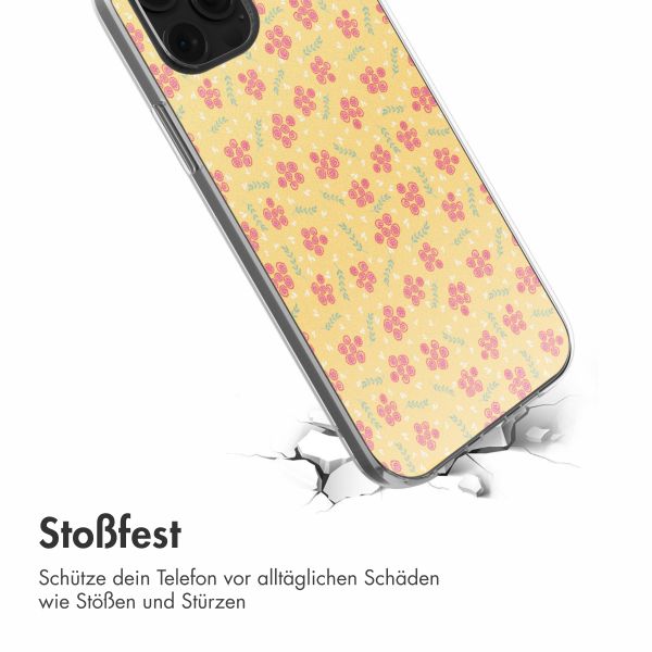 imoshion  Design Hülle für das iPhone 12 (Pro) - Sunny Yellow Petite Flowers