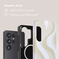 Selencia Vivid Rückabdeckung mit MagSafe Samsung Galaxy S26 Ultra - Desert Waves Beige