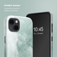 Selencia Vivid Rückabdeckung mit MagSafe Apple iPhone 13 - Marble Grayed Jade