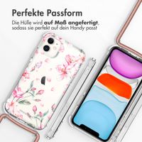 imoshion Design Hülle mit Band für das iPhone 11 - Blossom Watercolor