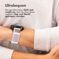 imoshion QuickFit® Nylon Armband -   Garmin 22 mm Anschluss - Größe L/XL - Weiß