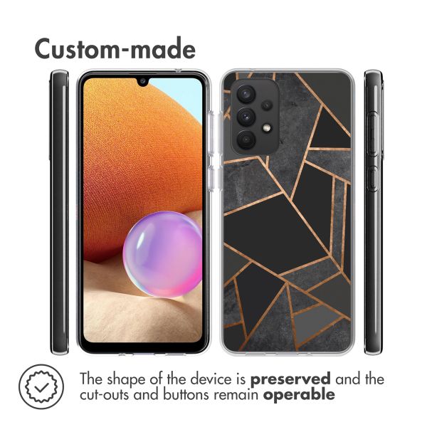 imoshion Design Hülle Samsung Galaxy A33 - Black Graphic