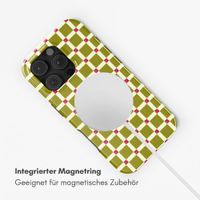 Selencia Vivid Rückabdeckung mit MagSafe Apple iPhone 16 Pro Max - Check This Olive