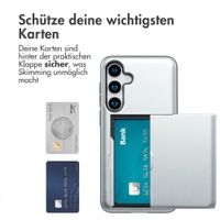 imoshion Backcover mit Kartenfach Samsung Galaxy S25 Plus - Grau