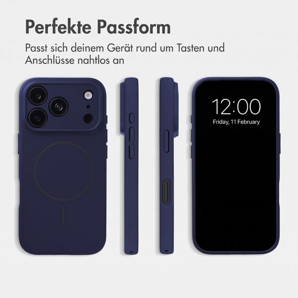 Accezz Grip Backcover mit MagSafe Apple iPhone 18 Pro Max / 17 Pro Max - Dunkelblau