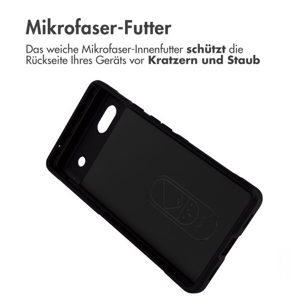 imoshion EasyGrip Back Cover für das Google Pixel 6a - Schwarz