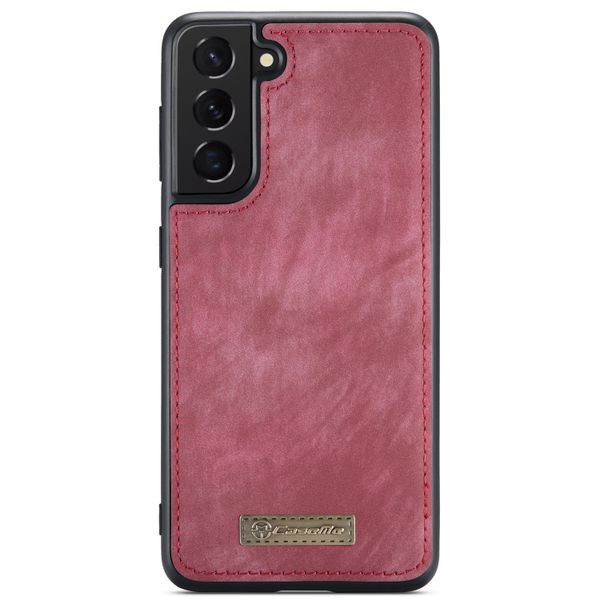 CaseMe Luxuriöse 2-in-1-Portemonnaie-Klapphülle Leder Samsung Galaxy S21