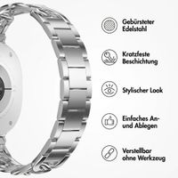 Selencia Chain Armband für Samsung Galaxy Watch 9 (40/44mm) / Watch 8 (40/44mm) / Classic (46mm) - Silber
